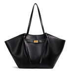 Bolso tote con cierre dorado