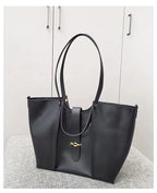 Bolso tote vintage con neceser