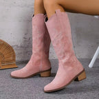 Botas vaqueras altas con bordados western - vista 4