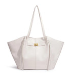 Bolso tote con cierre dorado