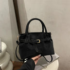 Bolso bandolera de ante liso