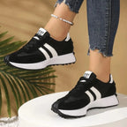 Zapatillas deportivas de malla transpirable con plataforma - vista 3