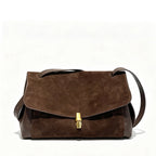 Bolso bandolera vintage de ante