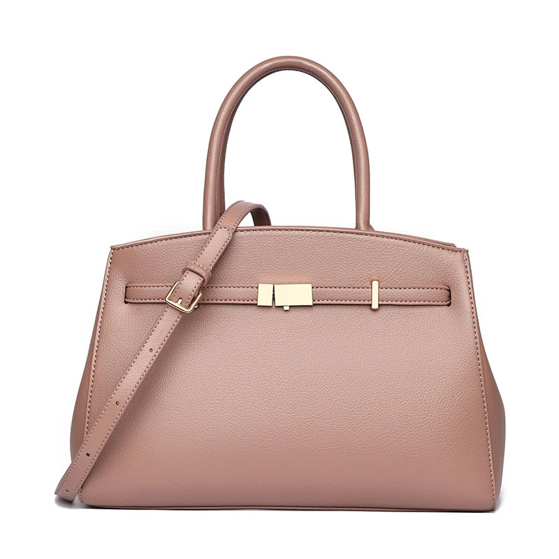 Bolso satchel con asa superior