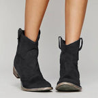 Botines vaqueros vintage de mujer con punta afilada - vista 6