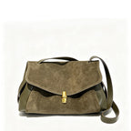 Bolso bandolera vintage de ante