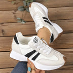 Zapatillas deportivas de malla transpirable con plataforma - vista 4