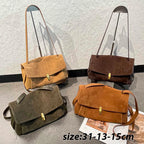 Bolso bandolera vintage de ante
