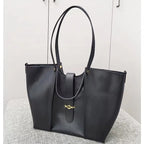 Bolso tote vintage con neceser