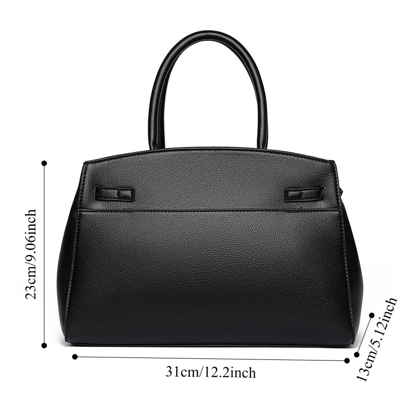 Bolso satchel con asa superior