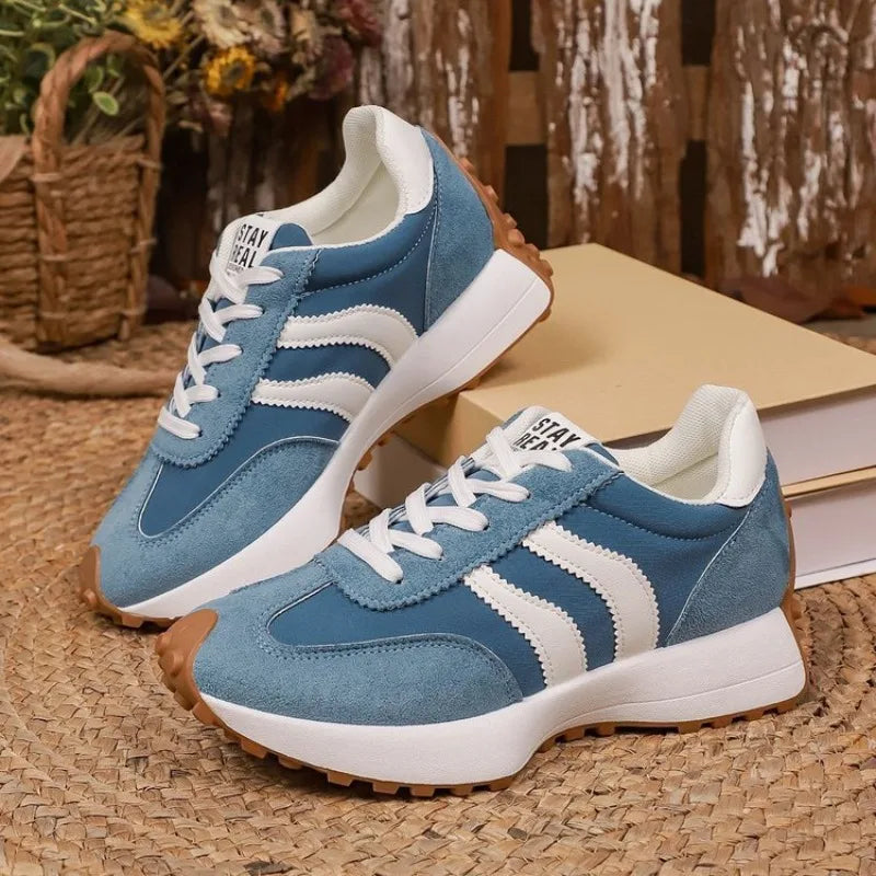 Zapatillas deportivas de malla transpirable con plataforma - vista 5