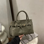 Bolso bandolera de ante liso