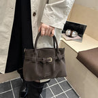 Bolso bandolera de ante liso