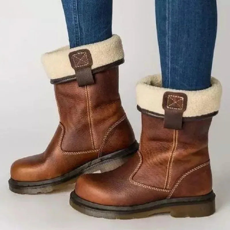 Botas de hombre con puño y forro de pelo - vista 9