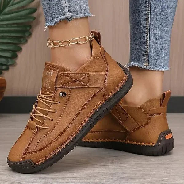 Mocasines de piel para hombre cosidos a mano - vista 3