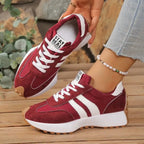 Zapatillas deportivas de malla transpirable con plataforma - vista 2
