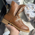 Botines moteros retro de estilo biker - vista 3