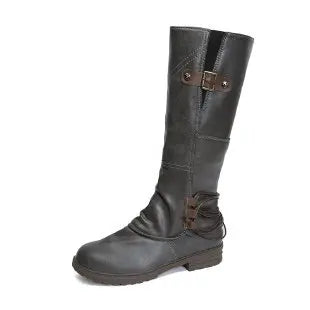 Botas altas de mujer hasta la rodilla con hebillas - vista 8